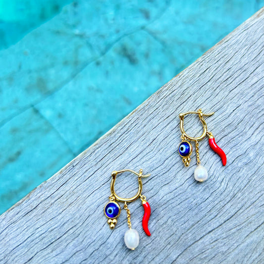 CRAZY MUMA GOLD EARRINGS