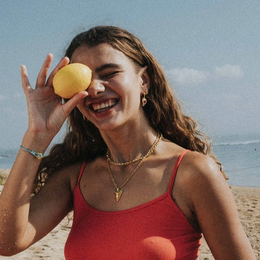 GOOD FORTUNE SHARKY GOLD NECKLACE