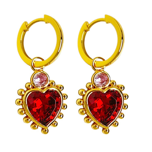 LOVE ME DO EARRINGS GOLD