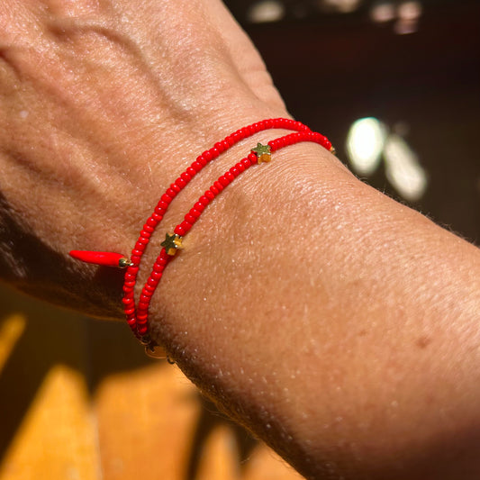 SUPER STAR BRACELET RED