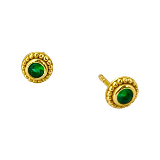 ANITA STUD GOLD EARRINGS