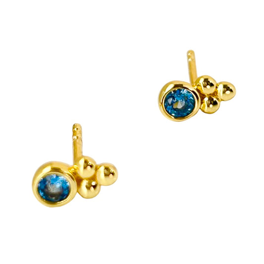 BONNIE STUD GOLD EARRING