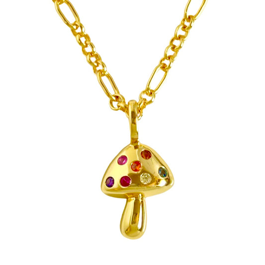 MINI MAGIC RAINBOW GOLD NECKLACE