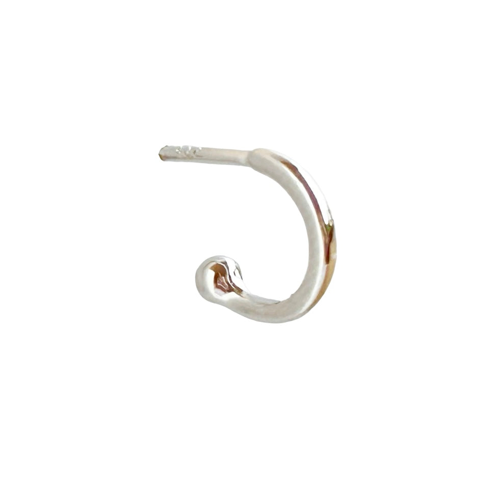 GIGI MINI SILVER HOOP