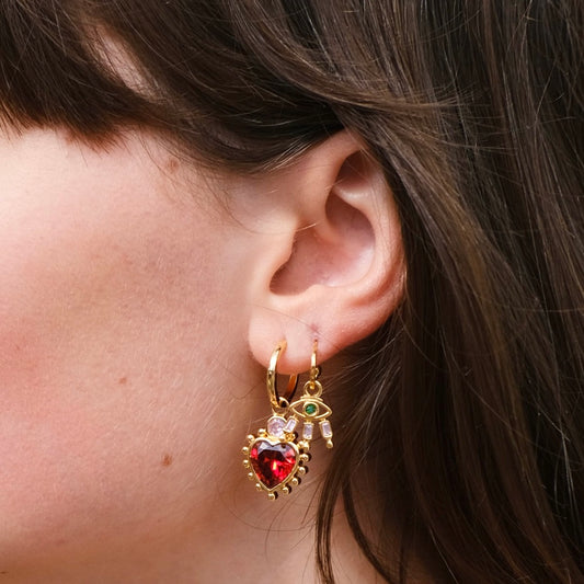HELLO GOODBYE EARRINGS GOLD