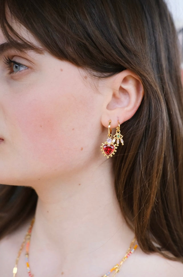 HELLO GOODBYE EARRINGS GOLD
