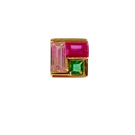 LITTLE BEAUTIES GOLD STUD EARRINGS