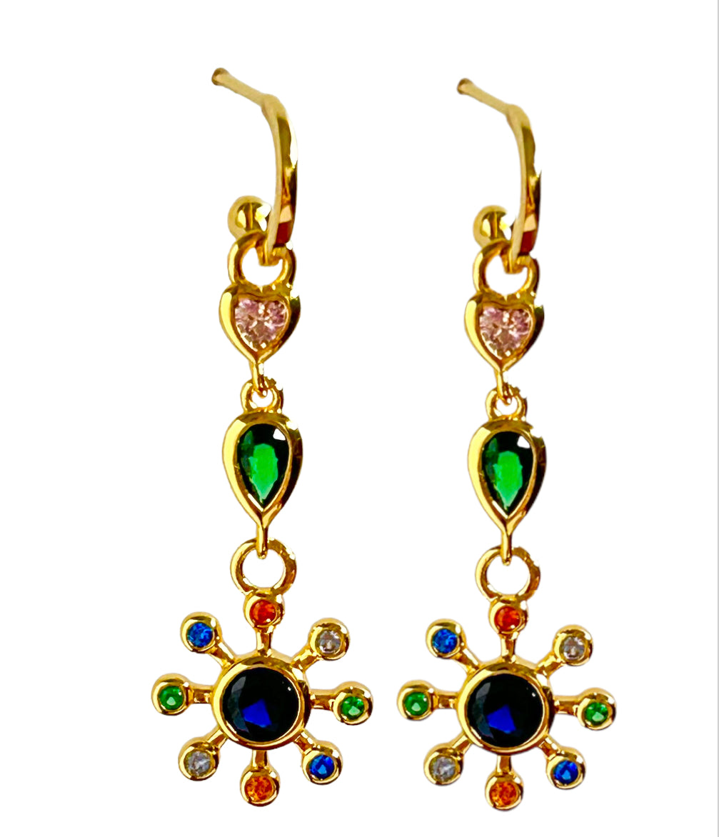 MIGHTY REAL GOLD HOOP EARRING
