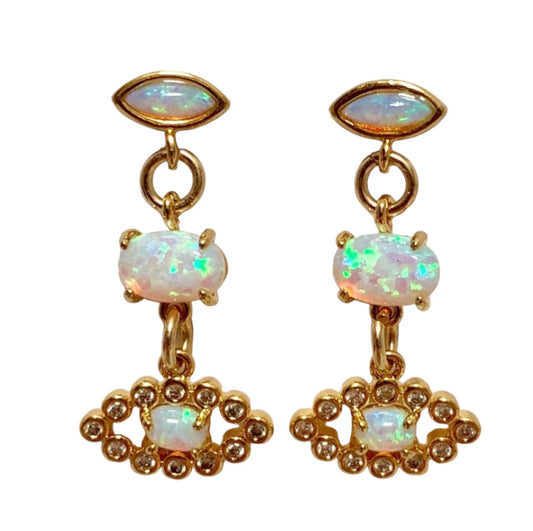 SATURN RETURNS GOLD EARRINGS