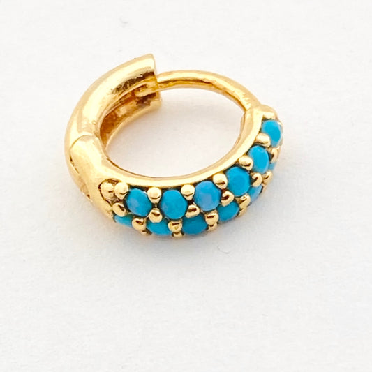 OCEAN WAVE TURQUOISE HUGGIE