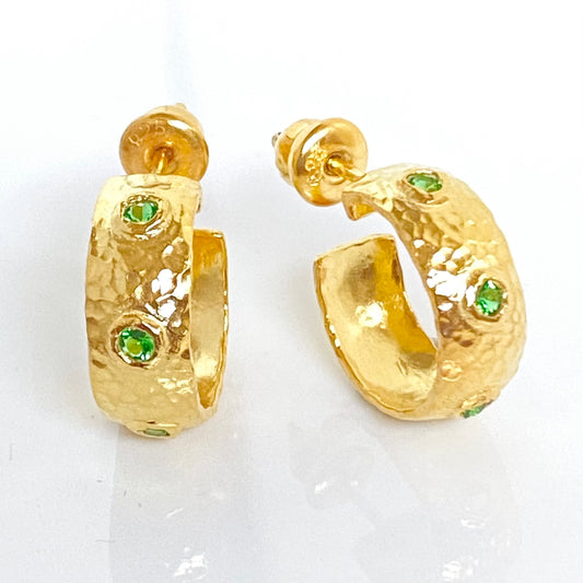 ROMA HOOP GOLD EARRINGS