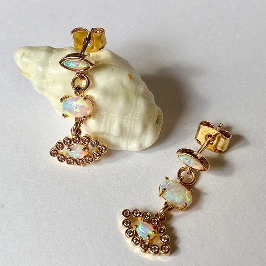 SATURN RETURNS GOLD EARRINGS