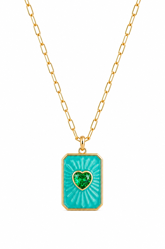 PRE - ORDER DESTINY TEAL NECKLACE