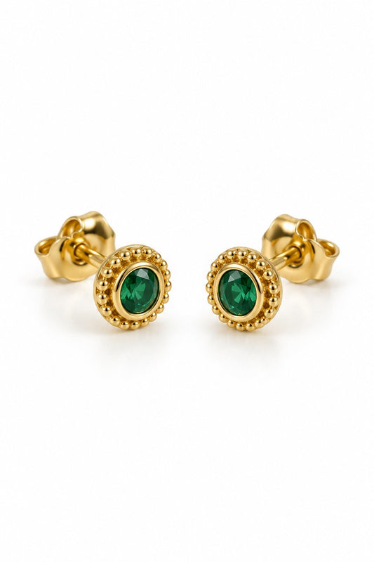 ANITA STUD GOLD EARRINGS