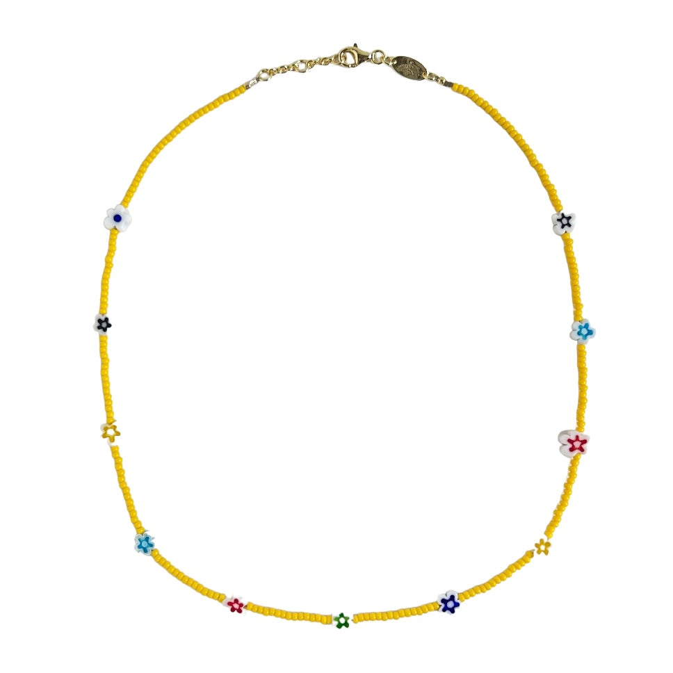 SUNNY SIDE YELLOW NECKLACE