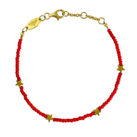 SUPER STAR BRACELET RED