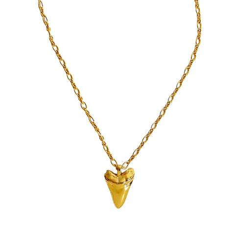 GOOD FORTUNE SHARKY GOLD NECKLACE