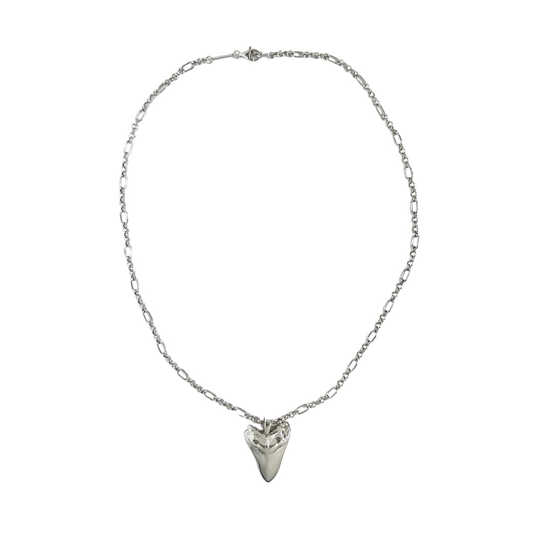 GOOD FORTUNE SHARKY NECKLACE SILVER