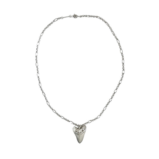 GOOD FORTUNE SHARKY NECKLACE SILVER