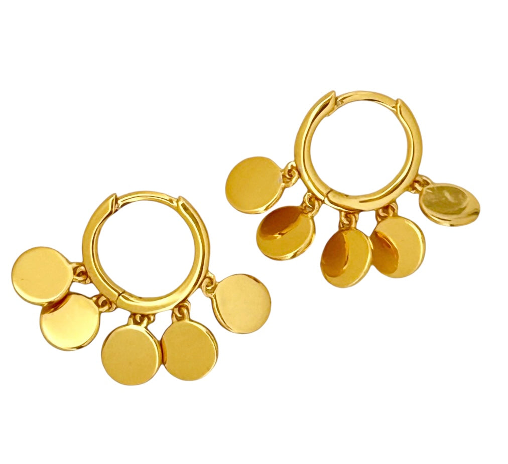 SUZIE Q GOLD EARRINGS
