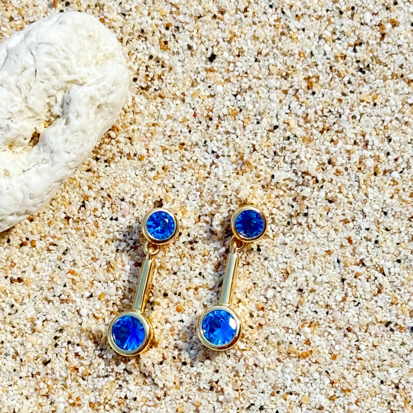 CHARLOTTE TOPAZ EARRINGS