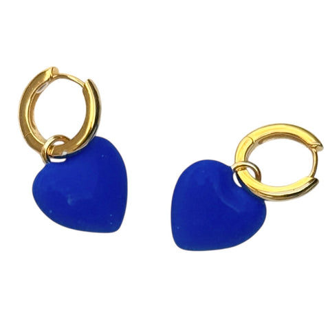HOT POP EARRING BLUE
