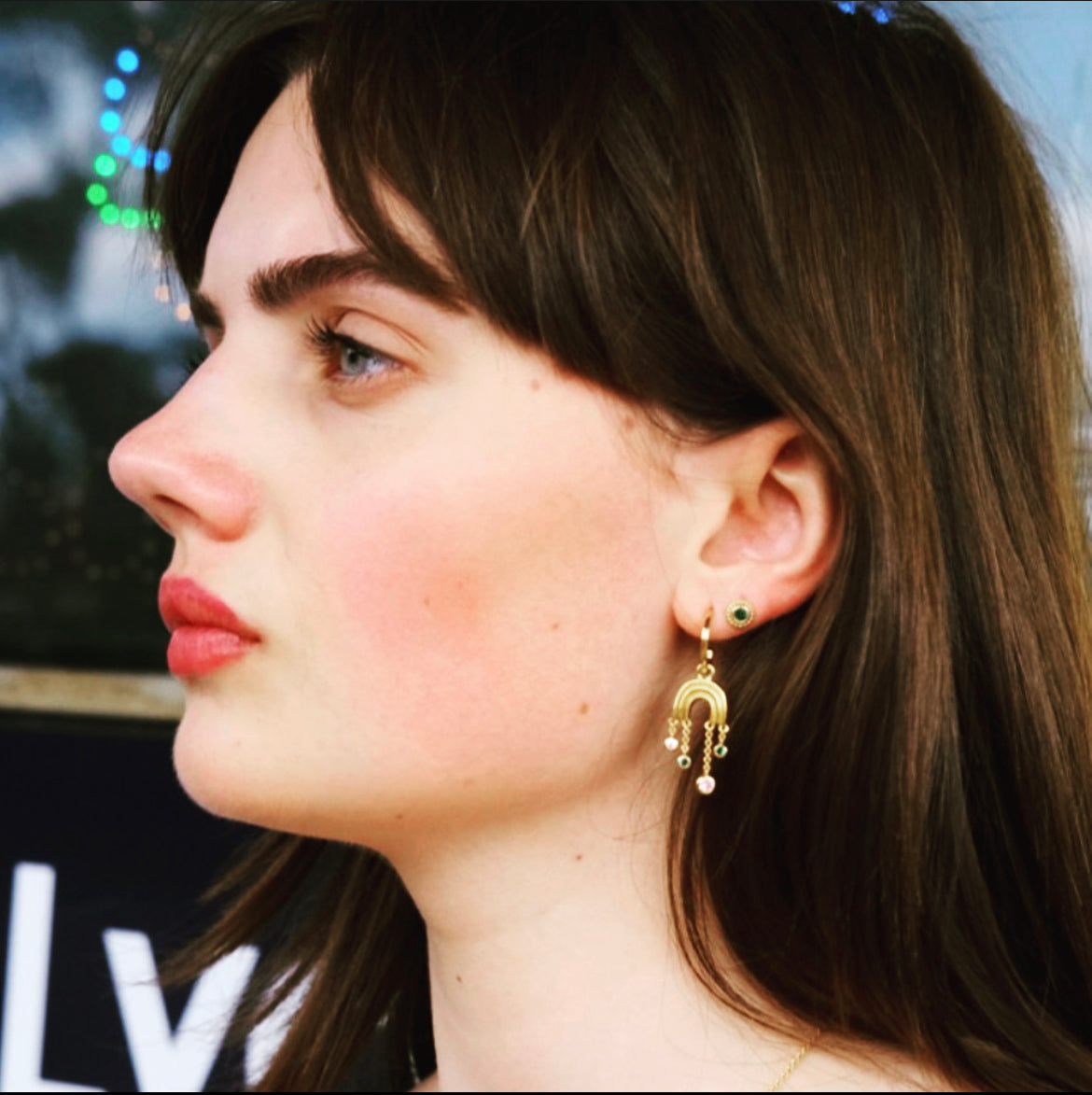 LUCY IN THE SKY EARRINGS GOLD