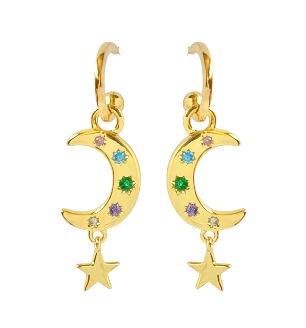 THE NIGHT BEFORE EARRINGS GOLD