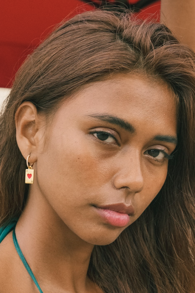 ACE IT, GOLD EARRINGS