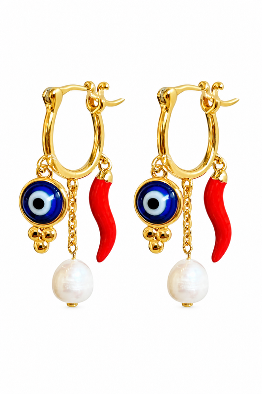 CRAZY MUMA GOLD EARRINGS
