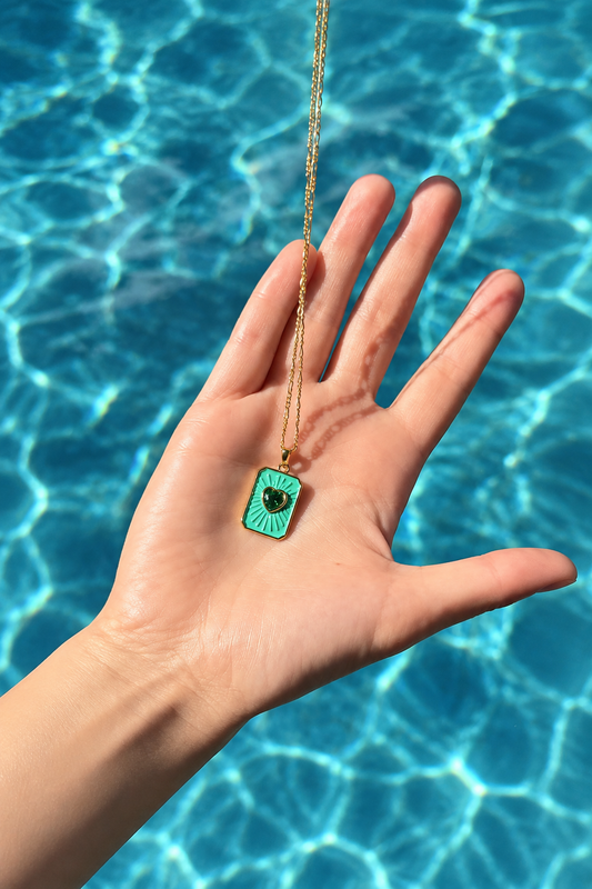 PRE - ORDER DESTINY TEAL NECKLACE