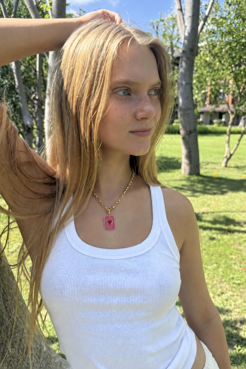 PRE - ORDER   DESTINY PINK NECKLACE