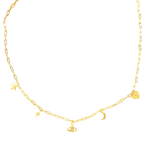 ASTRO TRAVEL GOLD NECKLACE