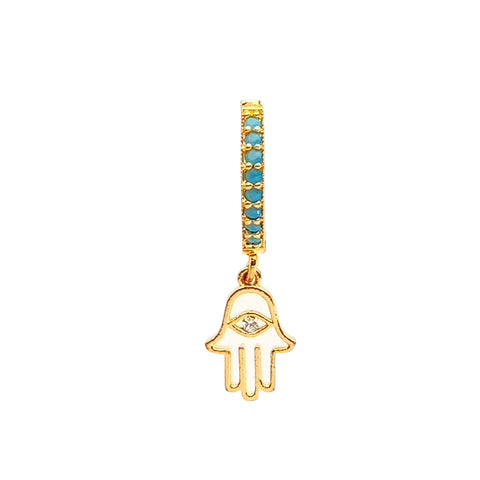 HAPPY HUGGIE EARRING
