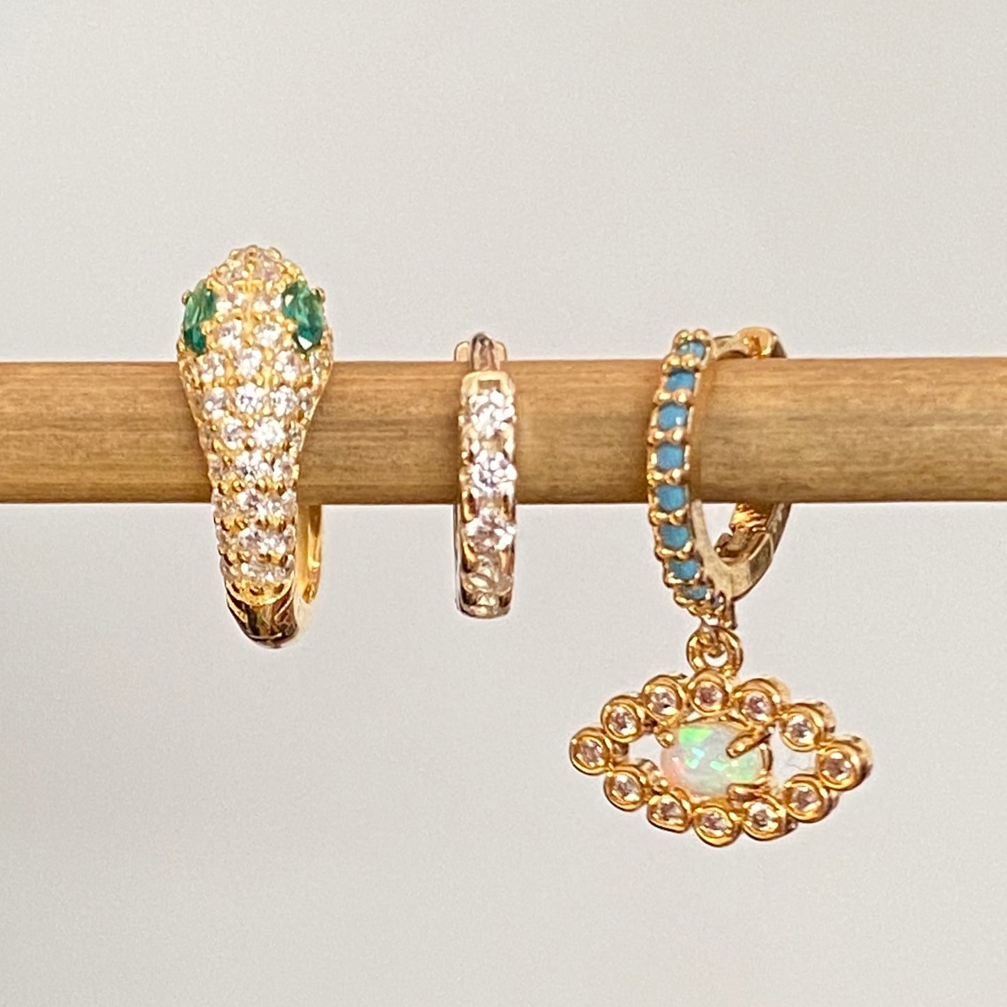 SERPENT HUGGIE EARRING